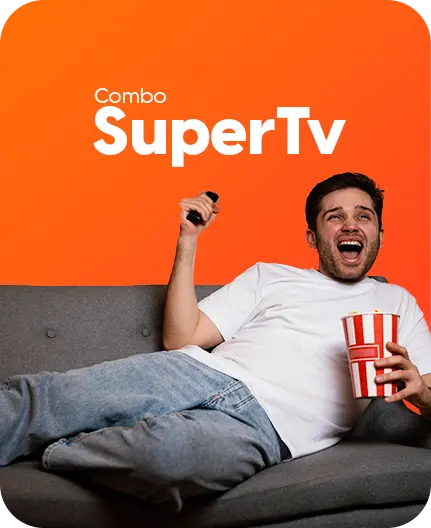 Banner do plano Supermaislink: Supertv + 550 Mega